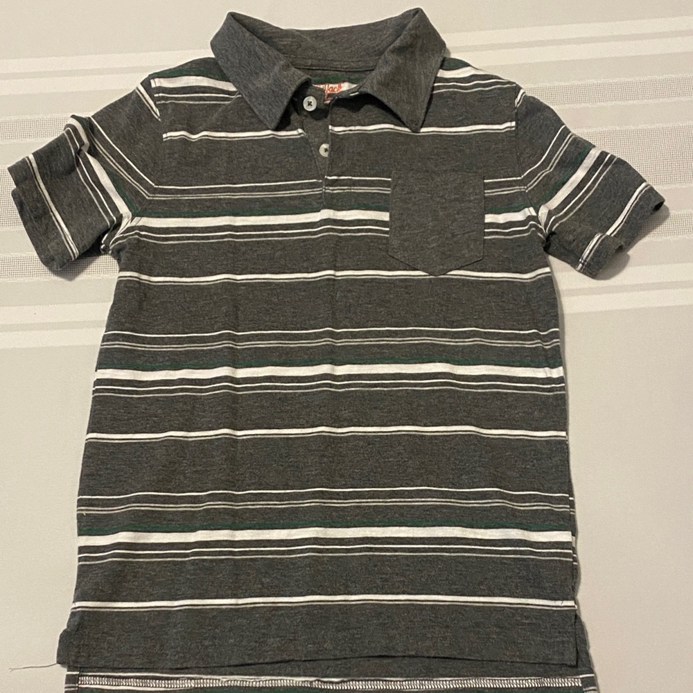 Cat & Jack Brand Boys Striped Polo Shirt